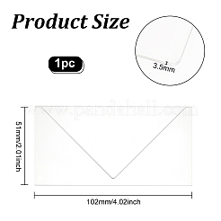 アクリル製本修正ツール 1 個  透明  51x102x3.5mm&nbsp;TOOL-FG0001-12