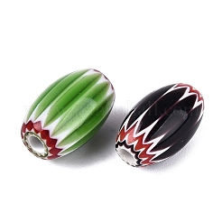 Handmade Millefiori Glass Barrel Beads&nbsp;LA-N002-03