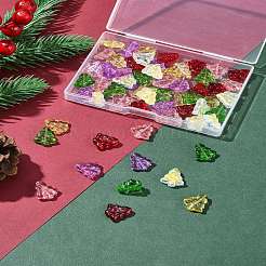 60Pcs 6 Colors Transparent Glass Bead Strands&nbsp;EGLA-FS0001-44