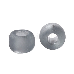 TOHOラウンドシードビーズ  日本製シードビーズ  （9bf）ブラックダイヤモンド透明マット  11/0  2.2mm  穴：0.8mm  約5555個/50g&nbsp;SEED-XTR11-0009BF
