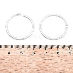 アルミオープン丸カン  丸く切ったのこぎり  銀  24x2mm  12ゲージ  内径：20mm&nbsp;FIND-G086-01A-S