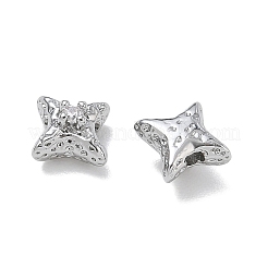 Brass Micro Pave Clear Cubic Zirconia Beads&nbsp;CU-CBA91C0-02P