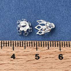 Flower Brass Bead Cap Bails&nbsp;KK-CBA1A60-23A-S