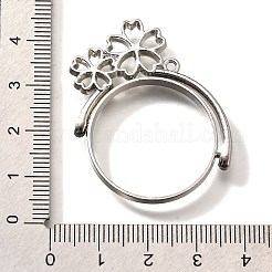 Rotatable Alloy Swivel Open Back Bezel Pendants&nbsp;PALLOY-I223-20P