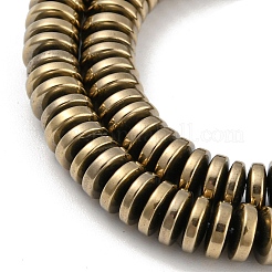 Electroplated Synthetic Non-magnetic Hematite Beads Strands&nbsp;G-Z032-C02-04LG
