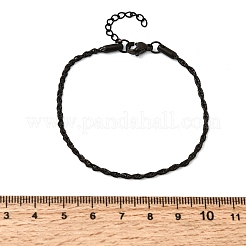 304 Stainless Steel Rope Chain Bracelets for Women&nbsp;BJEW-P395-01EB