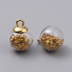 Transparent Glass Globe Pendants&nbsp;GLAA-TAC0002-I03