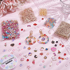 DIY Keychain Making Findings Kits&nbsp;DIY-BM0002-86
