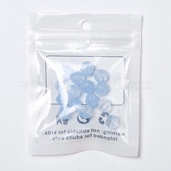 チェコガラスビーズ  ゴールドウォッシュ付き  カボチャ/丸メロン  ラベンダー  8mm  穴：0.8mm  約140個/袋  95~100 G /袋&nbsp;GLAA-L025-B04