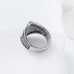 Eight-Point Star 304 Stainless Steel Finger Rings&nbsp;UT4019-3
