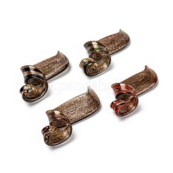 Handmade Gold Sand Lampwork Big Pendants&nbsp;LAMP-S091-1-B