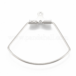 Tarnish Resistant 304 Stainless Steel Wire Pendants&nbsp;STAS-S103-03