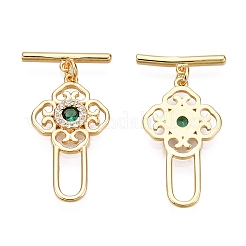 真鍮製マンテル  カドミウムフリー＆ニッケルフリー＆鉛フリー  ガラスと  花  18KGP本金メッキ  24x13.5x2mm  穴：1mm  バー：4x16x2mm  穴：1mm&nbsp;KK-N054-150G