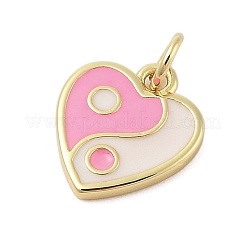 Rack Plating Brass Enamel Charms&nbsp;KK-Z074-09G