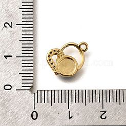 Brass Micro Pave Cubic Zirconia Pendants&nbsp;KK-U055-19G