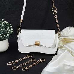 6Pcs 3 Styles Iron Glass with Enamel Butterfly Bag Extension Chains&nbsp;FIND-FH0016-70