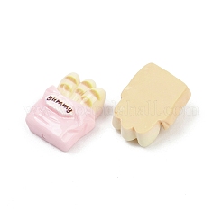 オペーク樹脂カボション  模造食品  バゲット  13x10x5.5mm&nbsp;RESI-K043-07B