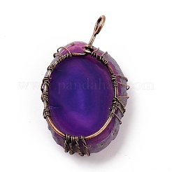 Natural Agate Big Pendants&nbsp;G-H274-06