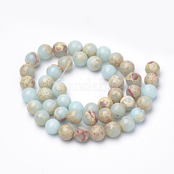 Synthetic Imperial Jasper Beads Strands&nbsp;G-Q462-131B-8mm