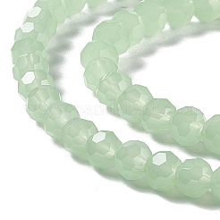 Faceted(32 Facets) Glass Beads Strands&nbsp;GLAA-E037-03A-01