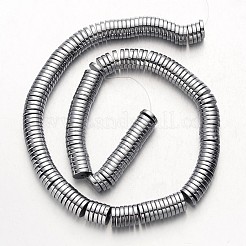 Electroplate Non-magnetic Synthetic Hematite Beads Strands&nbsp;X-G-F300-17B-01