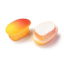 樹脂カボション  模造食品  寿司  ゴールド  19x10.54x10mm&nbsp;RESI-F020-39