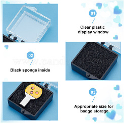 Plastic Box with Sponge&nbsp;CON-WH0106-12B