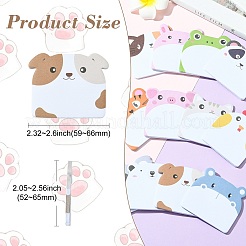 12Pcs 12 Styles Animal Theme Sticky Note&nbsp;ST-CJ0044-002