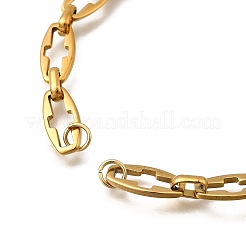 304 Stainless Steel Cross Link Chain Bracelet Making&nbsp;AJEW-JB01378-03