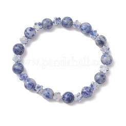 Natural Blue Spot Jasper Beads Bracelets&nbsp;BJEW-JB13233
