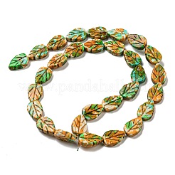 Spray Painted Synthetic Turquoise Beads Strands&nbsp;G-E617-A06-02