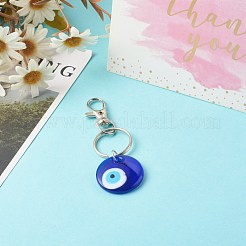Handmade Lampwork Evil Eye Keychain&nbsp;KEYC-JKC00262
