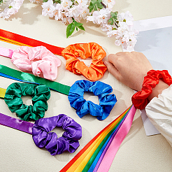 12Pcs 6 Colors Polyester Wrist Sash&nbsp;AJEW-DC0004-16