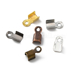 600Pcs 6 Colors Iron Folding Crimp Ends&nbsp;IFIN-YW0003-26