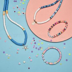 1633Pcs Disc/Flat Round & Flower Polymer Clay Beads&nbsp;CLAY-SZ0001-75