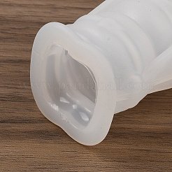 クリスマステーマ 3D DIY シリコン像型  レジン型  UVレジン用  エポキシ樹脂工芸品作り  ホワイト  gnome  62x10~12.5x28mm&nbsp;SIMO-G001-02D