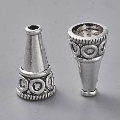 Tibetan Style Bead Caps&nbsp;X-TIBEB-00905-AS-NR