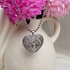 Vintage Alloy Hollow Heart Pendant Necklaces for Women Fashion Jewelry Gift&nbsp;LG2070