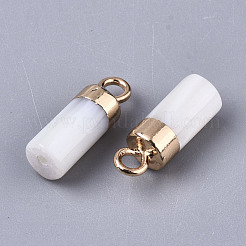Natural Freshwater Shell Charms&nbsp;SHEL-N026-47