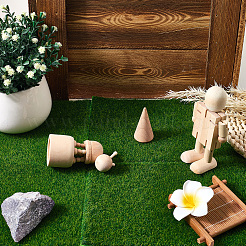 ポリエステル人工芝6枚  diyの工芸品の結婚式の家の装飾のため  正方形  濃い緑  151x151x4mm&nbsp;AJEW-GF0012-27