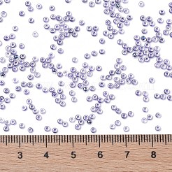 TOHOラウンドシードビーズ  日本製シードビーズ  （ダークパープルの裏地付きクリスタルレインボー774)個  11/0  2.2mm  穴：0.8mm  約1110PCS /ボトル  10 G /ボトル&nbsp;SEED-JPTR11-0774
