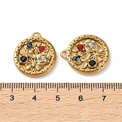 304 Stainless Steel Rhinestone Pendants&nbsp;RB-L002-06G