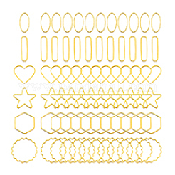 120Pcs 6 Styles Brass Linking Rings&nbsp;KK-PH0011-32