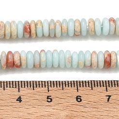 滑らかなロンデル  6.5x2.5mm  穴：1.1mm  約167個/連  14.88''（37.8センチメートル）&nbsp;GG-CBAC08A-A06-01