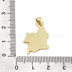 Brass Enamel Pendants&nbsp;KK-CBACA9B-05G