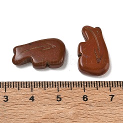 染色された合成ターコイズビーズ  ズニベア  ココナッツブラウン  12.5x20.5x5mm  穴：1.2mm&nbsp;GG-CBA79F7-01C