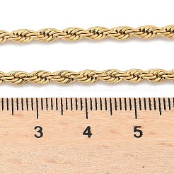 304 Stainless Steel Rope Chain Necklaces&nbsp;NJEW-F226-03G-05