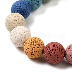 Natural Lava Rock Bead Strands&nbsp;G-L435-03-8mm