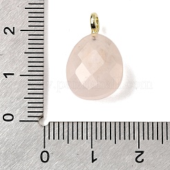 Natural Rose Quartz Pendants&nbsp;G-Z090-01G-04
