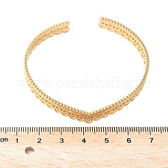 304 Stainless Steel Cuff Bangles for Women&nbsp;BJEW-U032-12G